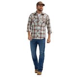 Wrangler Men's Retro Plaid Long Sleeve