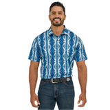 Aztec Blue Polo