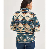 women's southwestern pattern 1/4 zip pullover
