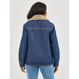 Women's Wrangler Sherpa Lined Range Coat back view