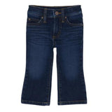 Infants and Toddlers Boys dark wash jeans with W stitching on back pockets