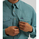 Zipper pocket on left chest side by pocket