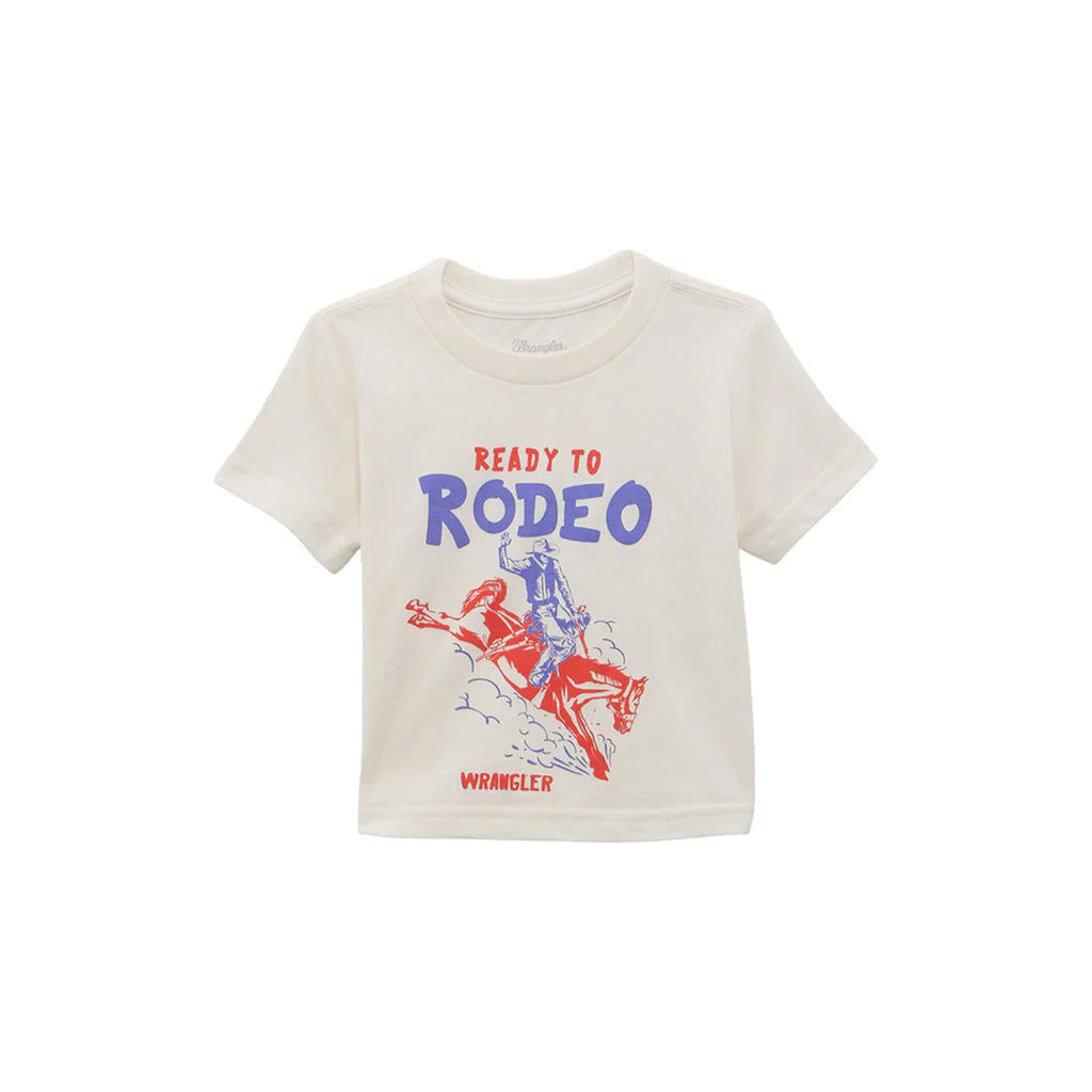 Wrangler Infant's Marshmallow "Ready To Rodeo" T-Shirt