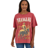 Wrangler Red Oversized Tee