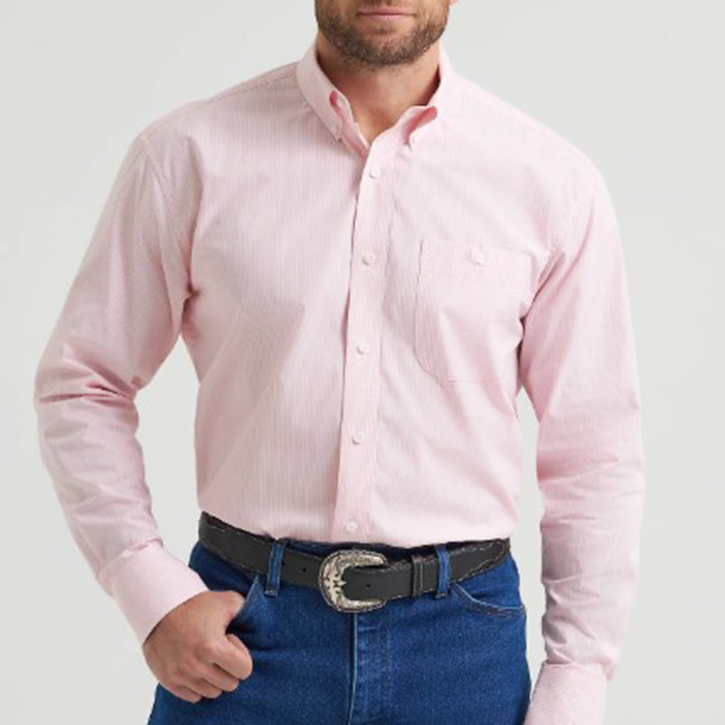 Light Pink Long Sleeve Button up- Front View