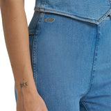 Wrangler X Lainey Wilson Pull On Flare Jeans front initials view