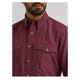 Wrangler All Terrain Gear Men's Performance Print Shirt Pocket View