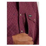 Wrangler All Terrain Gear Men's Performance Print Shirt Inside Pocket View