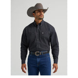 Men's Wrangler George Strait™ Long Sleeve Button Down Two Pocket Shirt