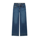 Front side view of Wrangler Girl's Aniyah Bespoke Bootcut Jeans 