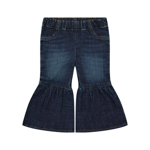 Front side view of Wrangler Infant's Izabella Flare Jeans 