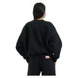 Wrangler® X Lainey Wilson Sherpa Sweatshirt - Black Back View