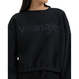 Wrangler® X Lainey Wilson Sherpa Sweatshirt - Black Logo View