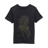 Wrangler X Lainey Wilson Girls Glitter Horse T-Shirt