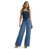 Wrangler Women's Retro Americana Denim Bustier Vest