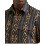 Men's Checotah Dress Long Sleeve Classic Fit Western Shirt Pocket View