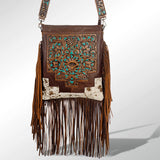 American Darling Leather And Cowhide Crossbody