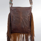 American Darling Leather And Cowhide Crossbody