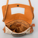 Open View of purse. Inside zipper pocket. Open Pocket. 