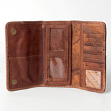 American Darling Fully Tooled Floral Wallet