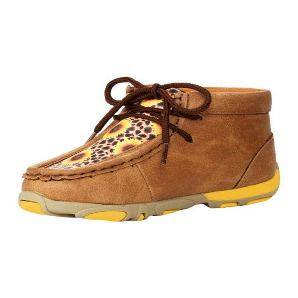 Twi.ster Sunnie girls’ brown lightweight casual shoes with Western-inspired style