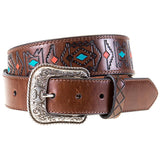 Hooey Men's Aztec Pattern Belt