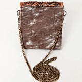 American Darling Hide Tool Flap Turquoise Mini-Purse