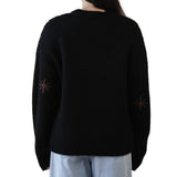 Women's Cowboy Boot Graphic Sweater Back View