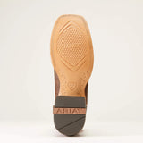 Bottom side view of Men's Red Circuit Paxton Broad Square Toe Boots. 