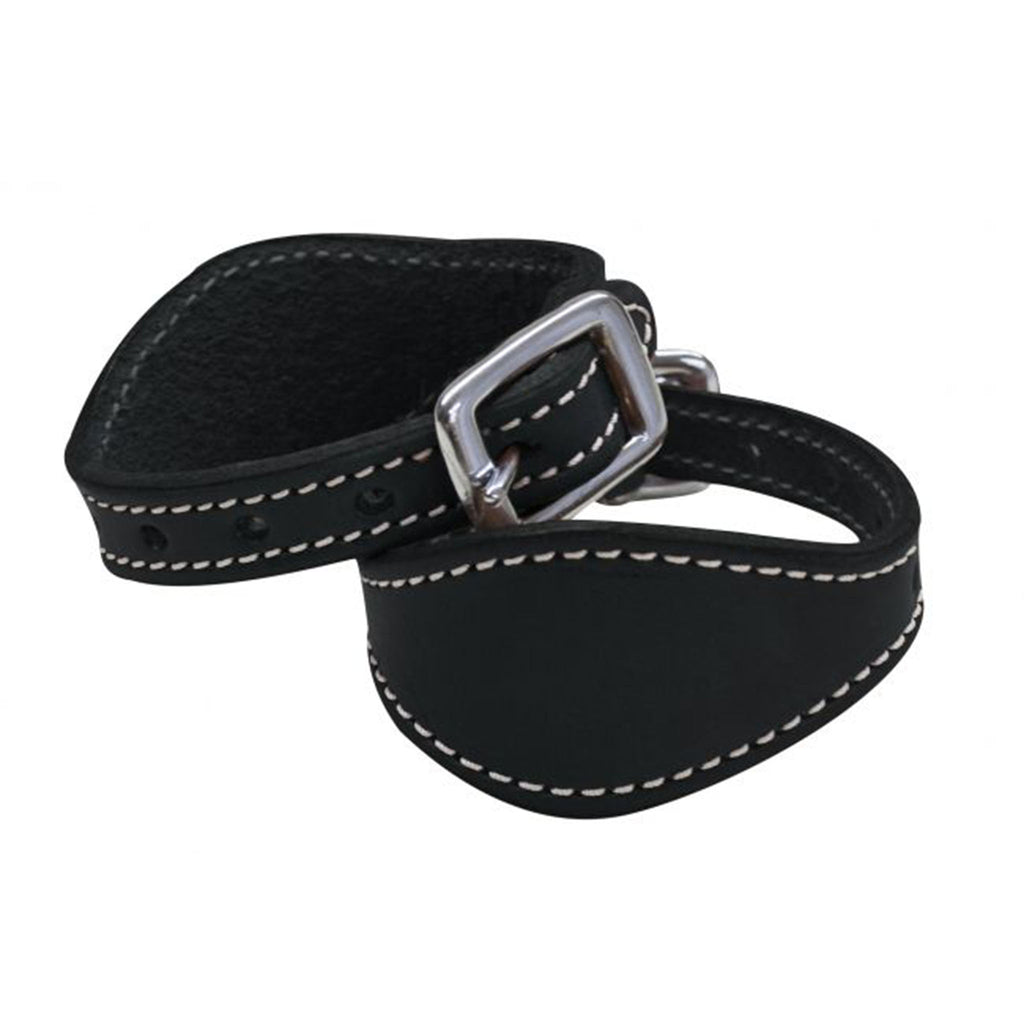 Shiloh Black Leather Stirrup Hobbles