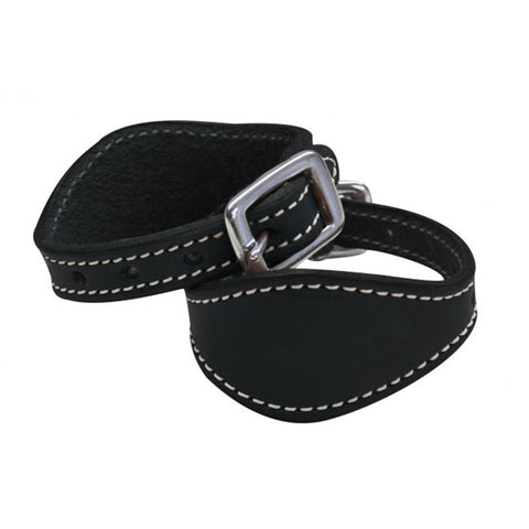 Shiloh Black Leather Stirrup Hobbles