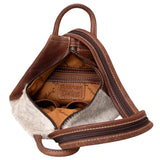 Open zipper pocket view inside the purse