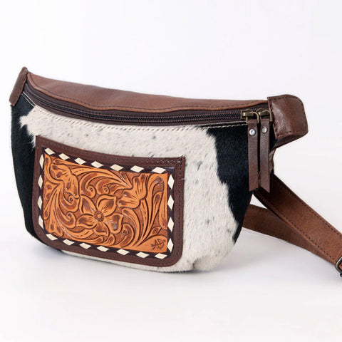 American Darling Hide On Tooled Fanny Pack