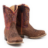 Boy's Wild Bull Square Toe Boot by Tin Haul