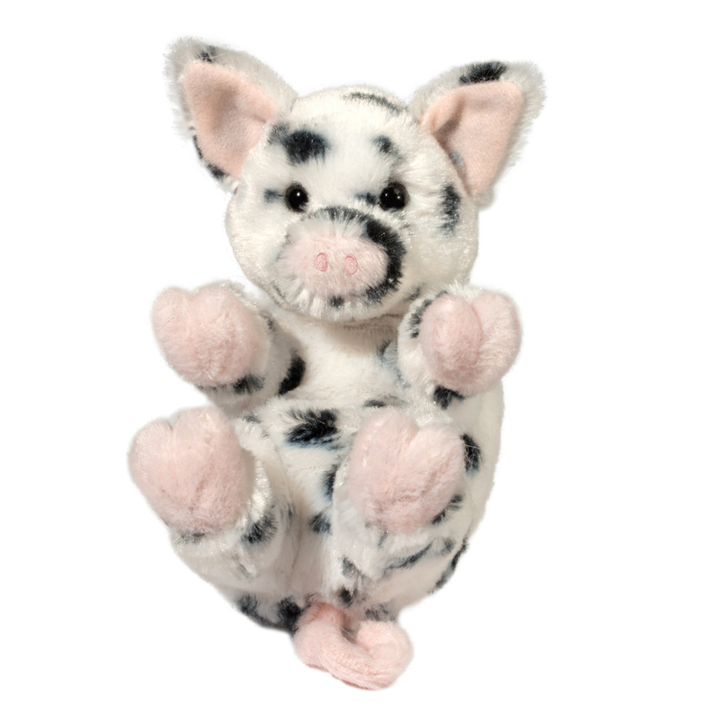 Douglas Lil Handful Baby Spotted Pig 6" Plush Stuffed Animal