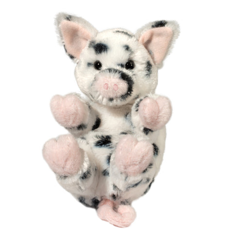 Douglas Lil Handful Baby Spotted Pig 6" Plush Stuffed Animal