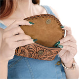 Styled open view of case