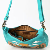 Open top view of purse insides