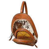 Open View - Front Tooled Pocket open with card pockets