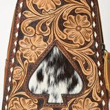 American Darling Tooled Spade Hide Sling Bag