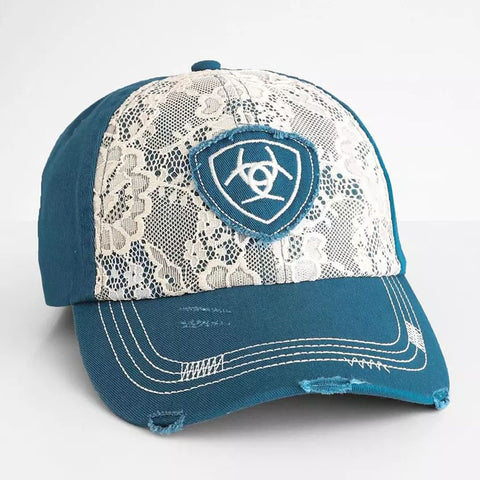 Ariat Women's Lace Logo Baseball Cap Patch Hats