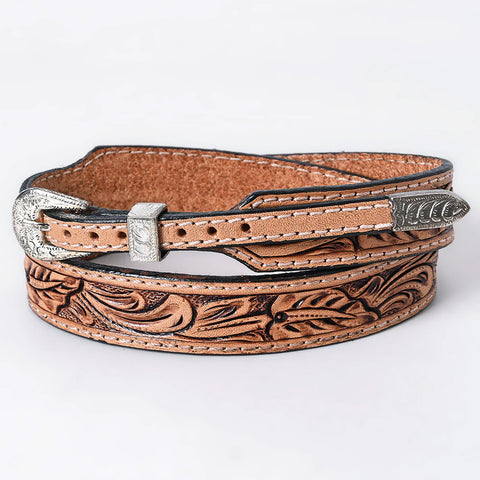 American Darling Tan Tooled Hat Band