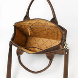 inside - one zipper closure pocket - one open side pocket - top zipper closure