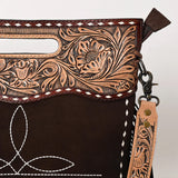 Close up of the leather work
