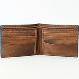 Tooled Buck Stitched Bifold