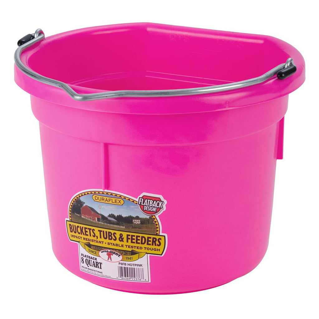 Pink 20 Quart Flat Bucket