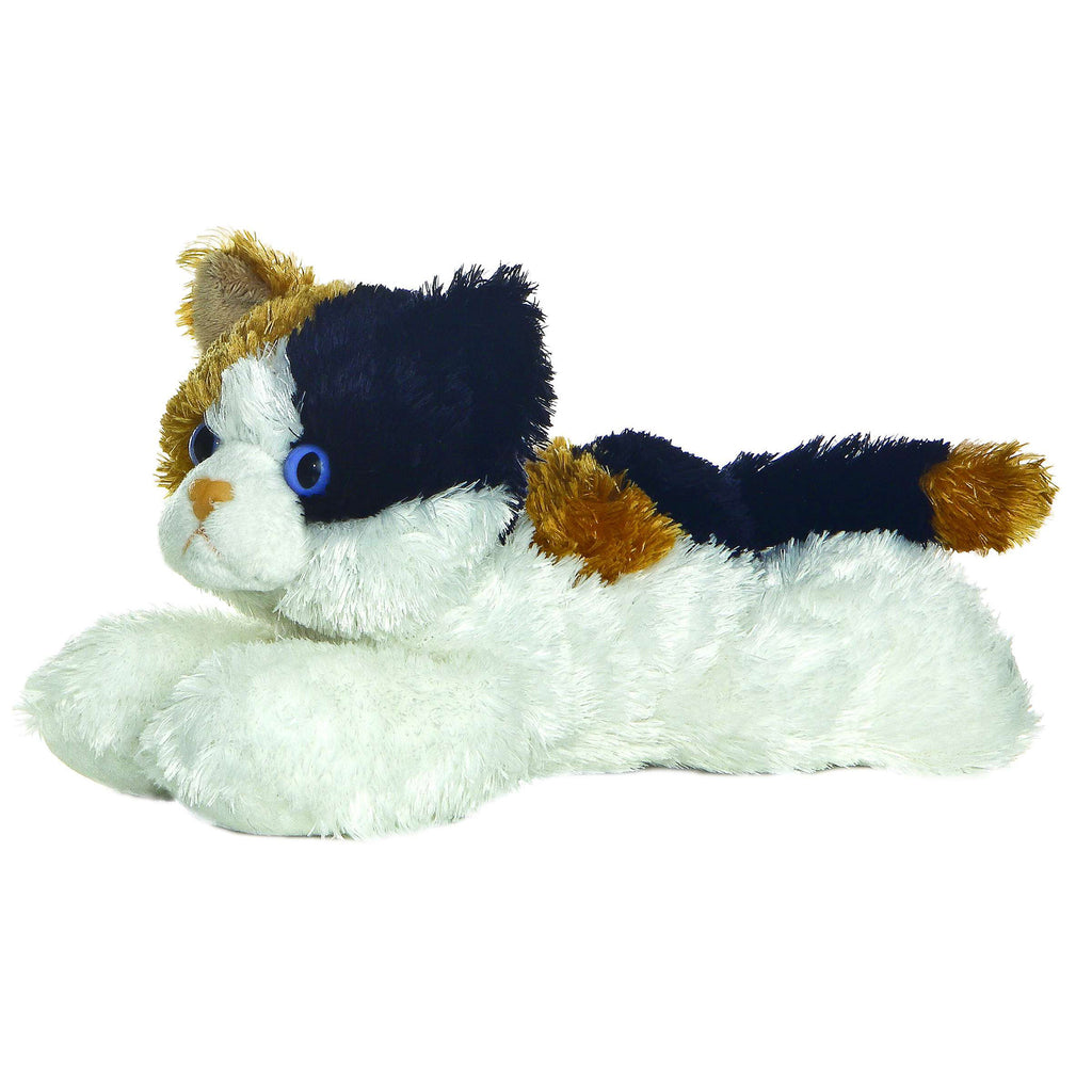8" Stuffed Calico Cat
