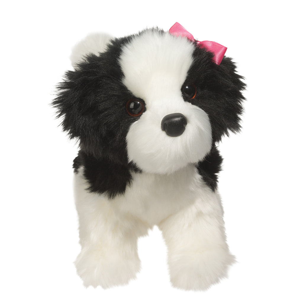 Black and White Shih-Tzu Stuffed Animal