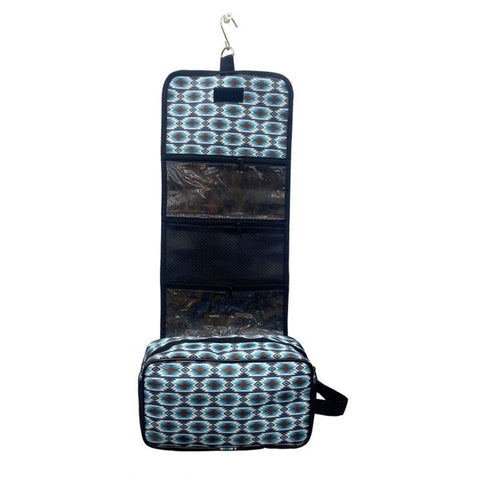 Showman Blue Aztec Accessory Bag
