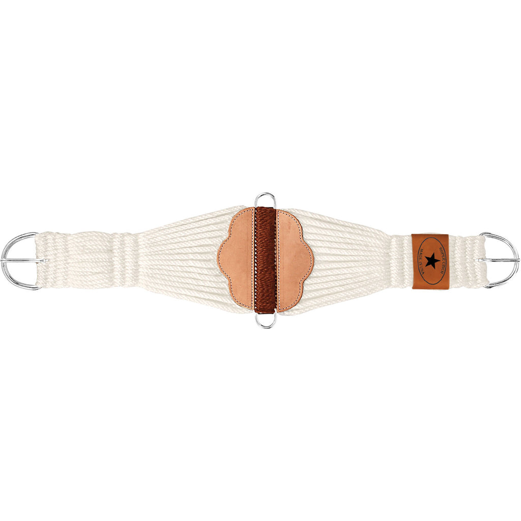 Mustang White Texas Roper Cinch